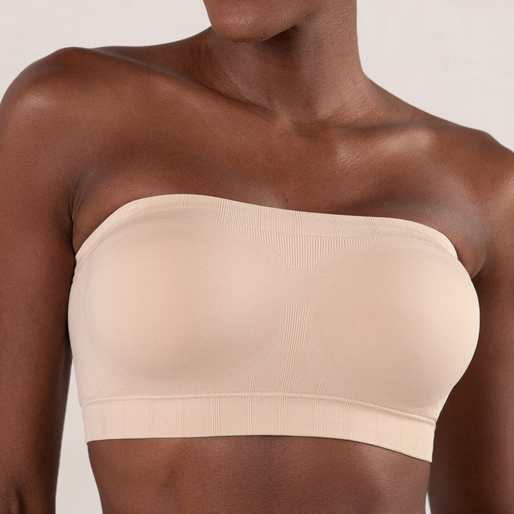 Convertible Strapless Bandeau Bra - Chai