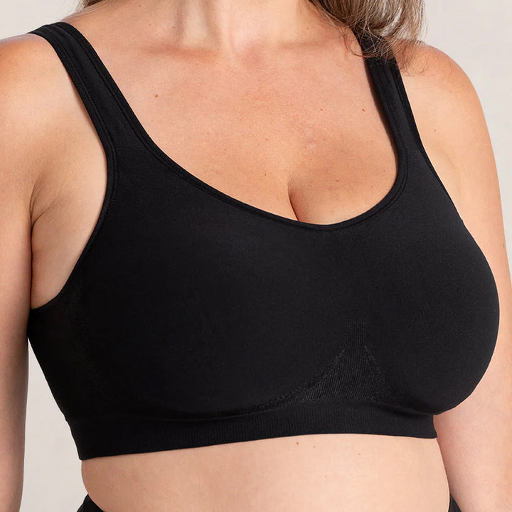 Daily Comfort Wireless Shaper Bra - Black